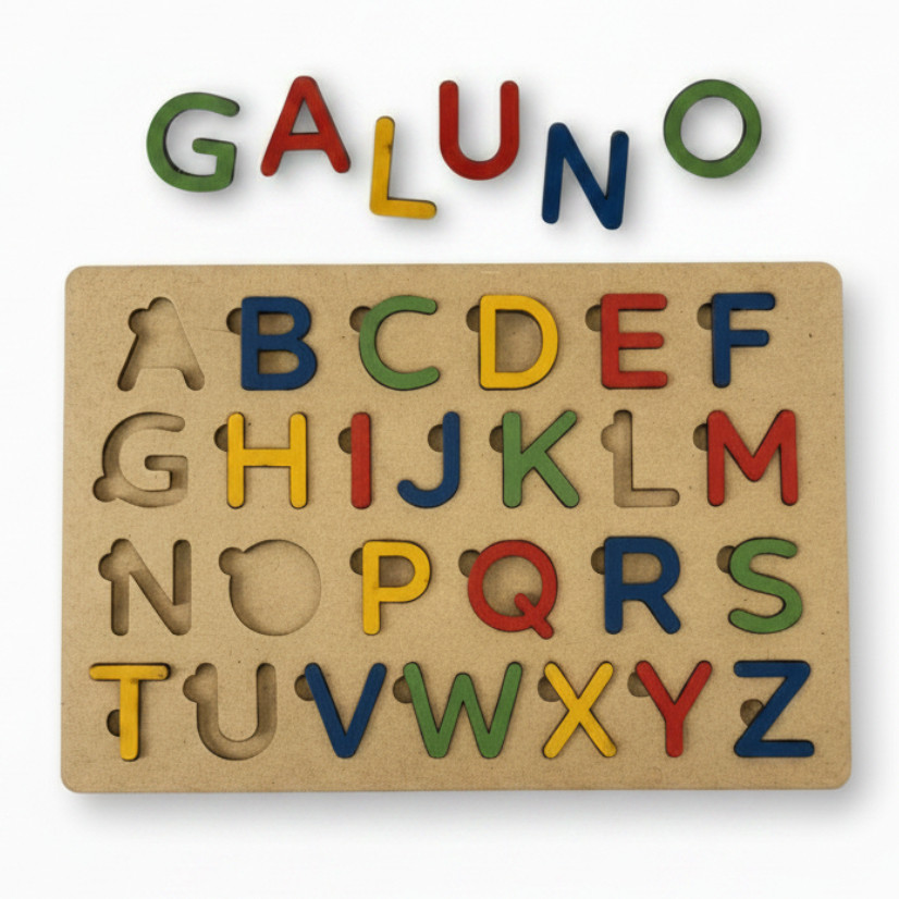 Alfabeto Montessoriano Letras Colorido Educativo Pedagógico Alfabetização Brinquedo Bebê Tabuleiro