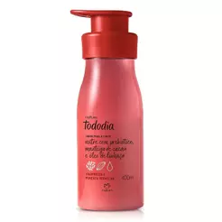 Creme Corporal Tododia Framboesa e Pimenta Vermelha 400 ml