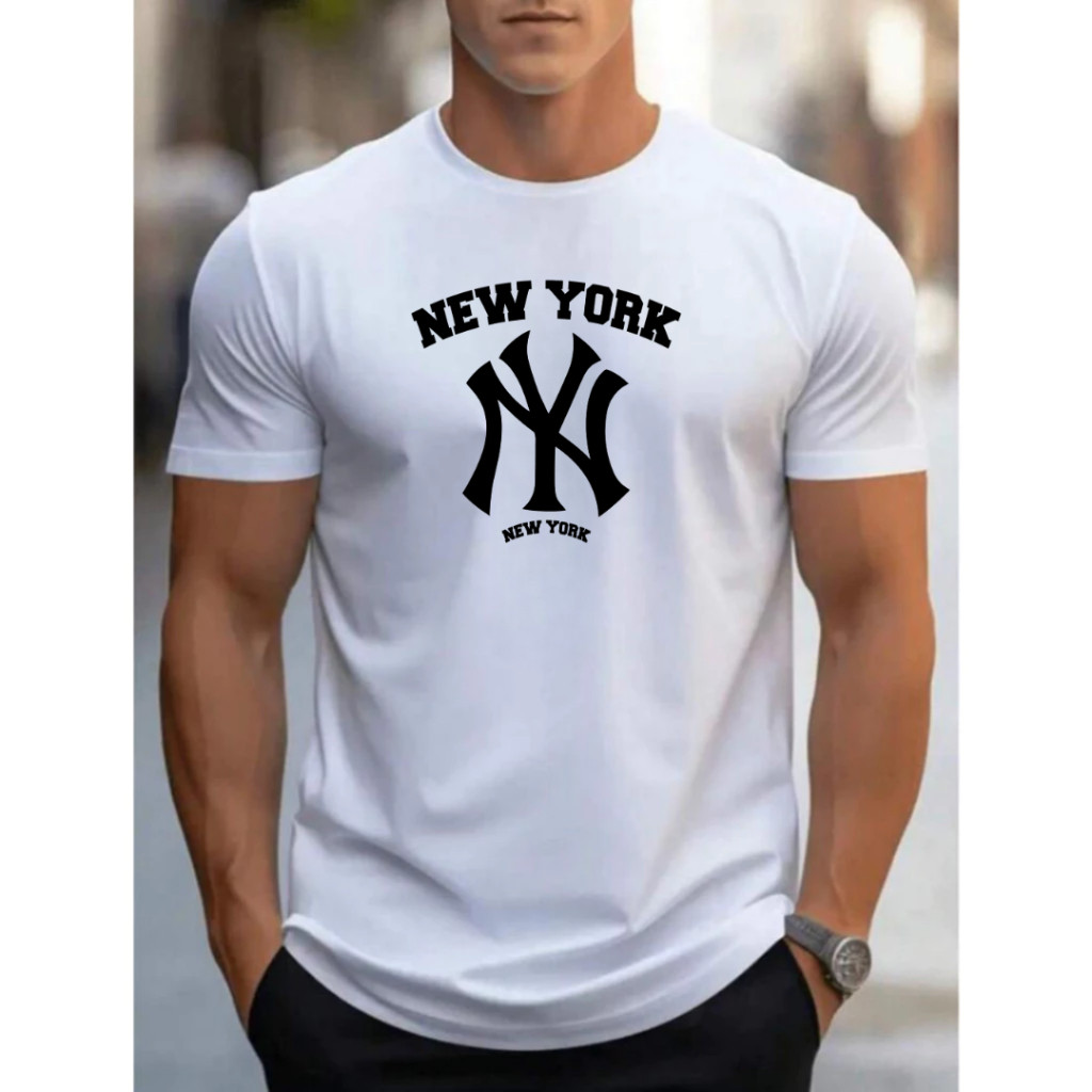 Camiseta Unissex  New York  Camiseta Masculina Estampada 100% algodão Lançamento Camisa