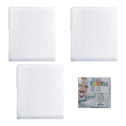 FRALDA PANO BEBÊ LUXO 70cm x 1,1m 100% ALGODÃO INCOMFRAL C/3un - BRANCO
