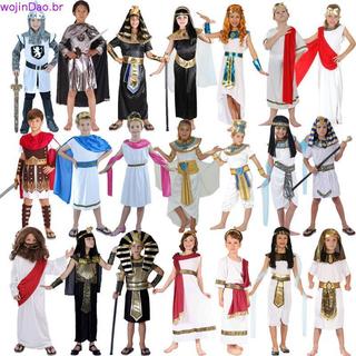 Meninos Meninas Mitologia Grega Deus Zeus Fantasias Infantis César Cosplay Carnaval Purim Parada Papel De Jogo Mostrand