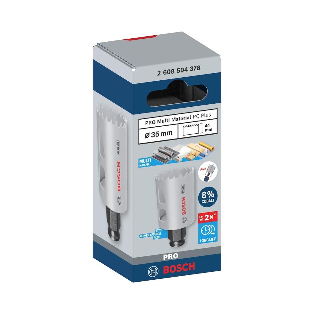 Serra Copo Bosch Pro Multi Material Power Change Plus 35mm