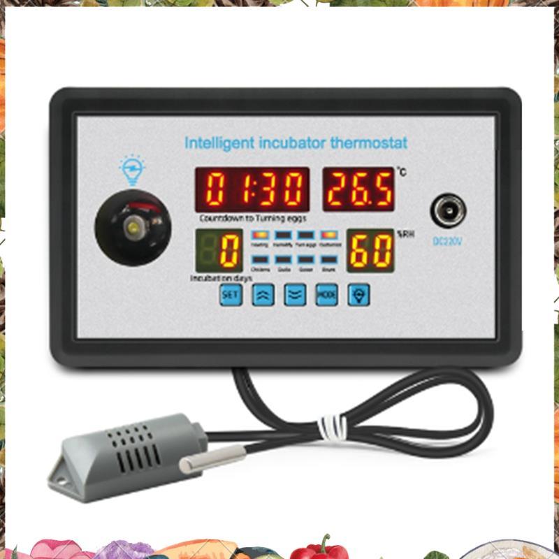 Termostato Inteligente Digital ZFX-W9002 Temperatura Umidade Controle Incubadora 360 Automático Ovo Girando 12V