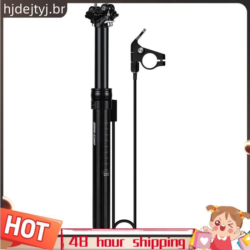Ajustador De Espigão De Bicicleta Conta-Gotas 31.6mm Controle Remoto Função Gota Telescópica Selim Médio Externo , 31.6m