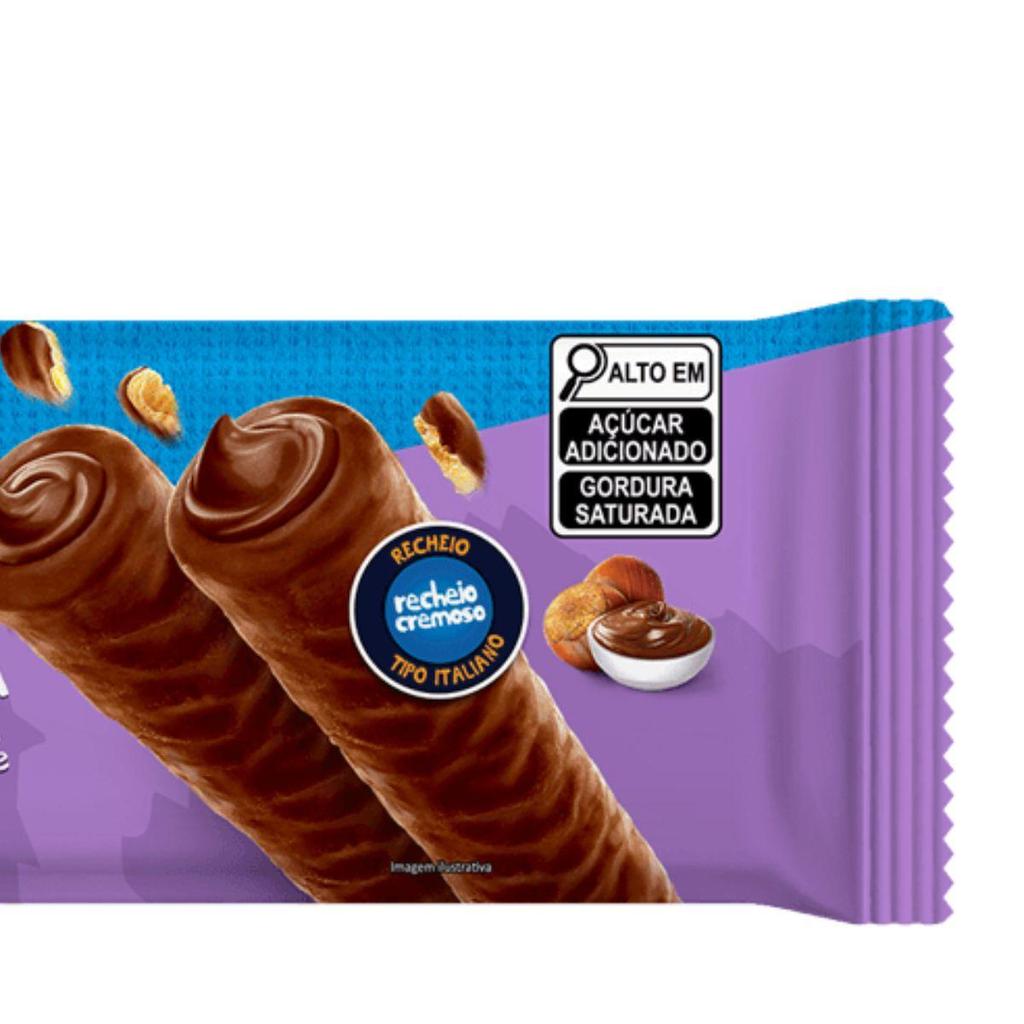 Barion Rolinho Wafer Bau Rech Avelã Cob Choc Tubetes 80G — imagem 2 de 2