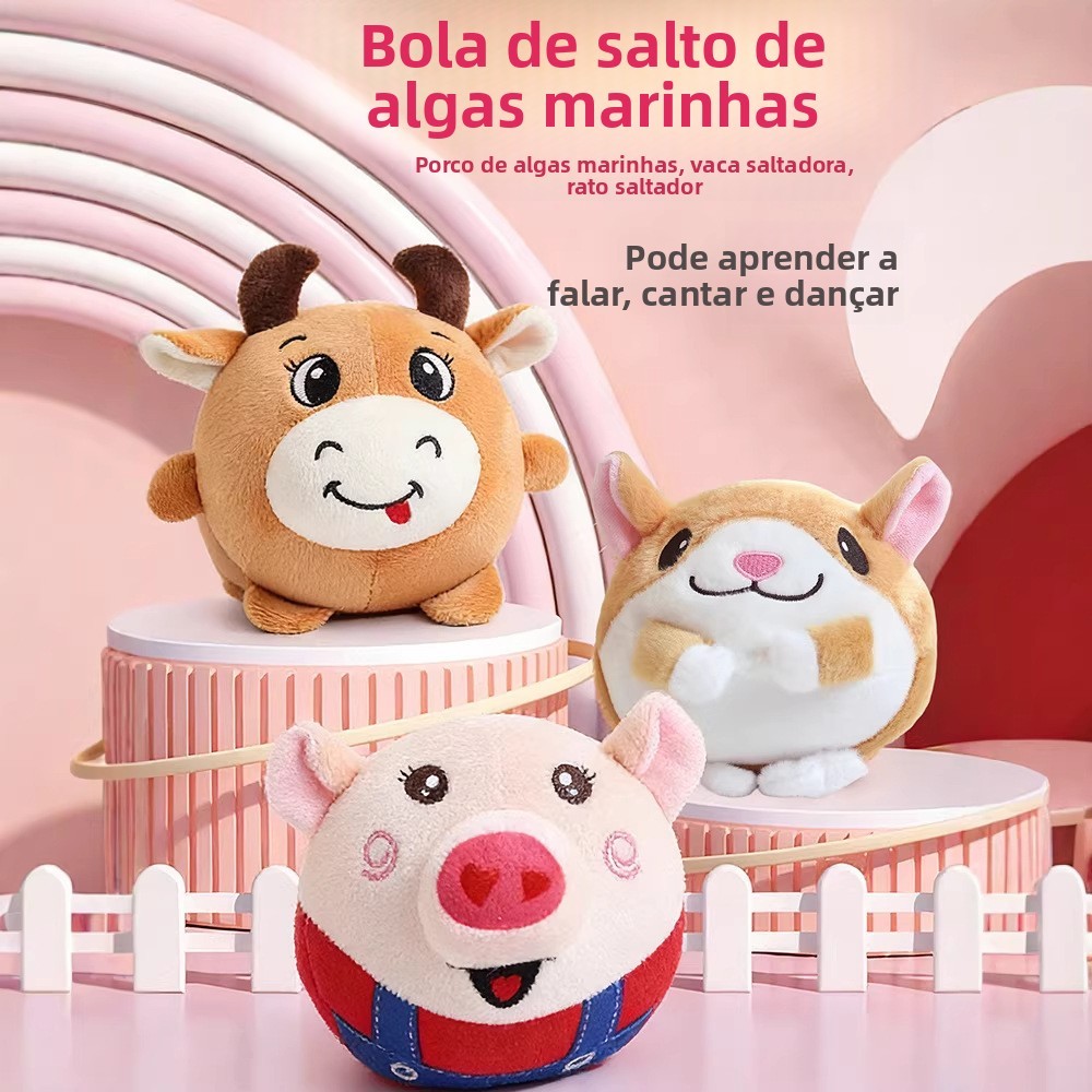Brinquedo De Porco Saltador Mais Vendido Para Bebês E Crianças , Aparelho Calmante , Bola Saltitante , Aprendizagem De F