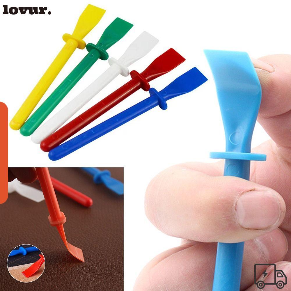 LOVUR Ferramenta De Colagem De Couro , Ferramentas Manuais De Aplicação De Cola PP , Raspador Adesivo Artesanal DIY Para