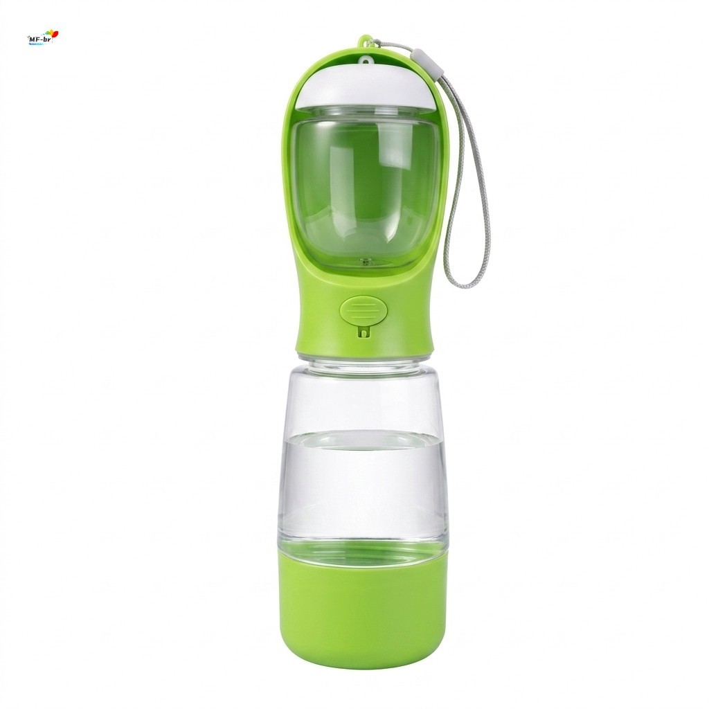 Garrafa De Água Portátil Para Animais De Estimação Cães-Operação Com Uma Mão Sistema De Filtro Alimentação Ao Ar Livre