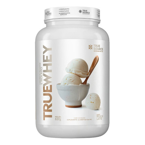 Proteina True Whey Gourmet Fior Di Latte 837g -. True Source