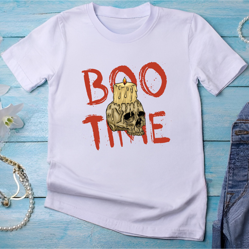 Camiseta Boo Time 100% Algodão Streetwear