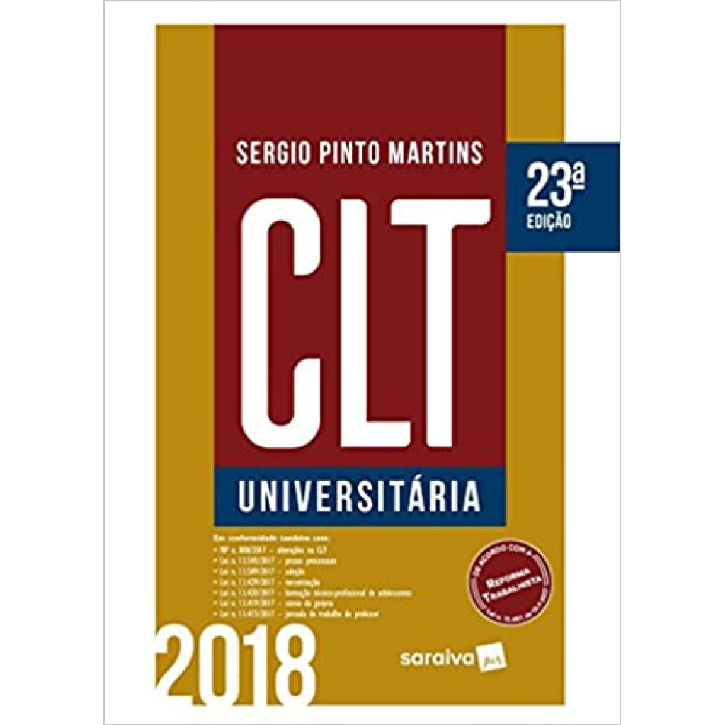 CLT Universitária (Português) Capa comum