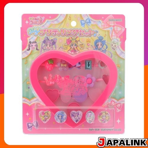 Conjunto de anéis My Pretty da Sunstar Stationery Kimi to Idol PreCure 7374360A 【Direct from Japan】