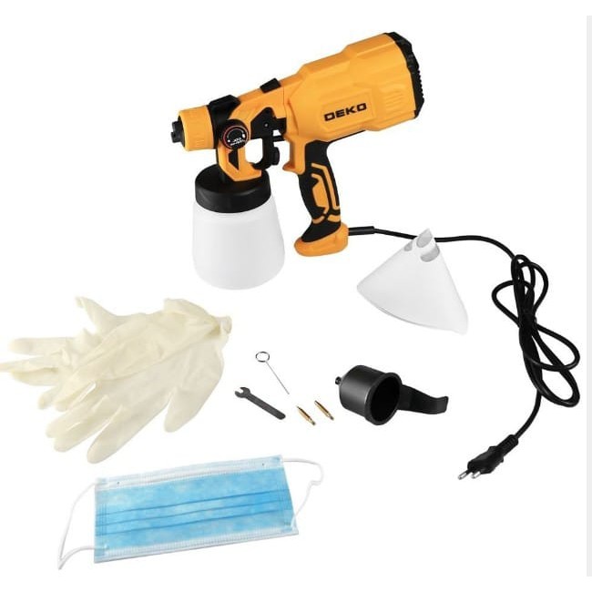 PISTOLA DE PINTURA PULVERIZADORA HVL 800ML 3 BICOS  127 DEKO