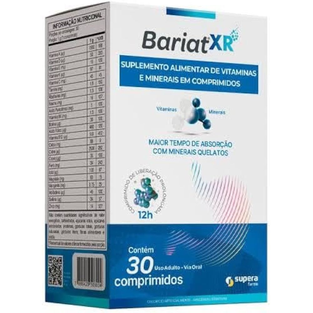 BARIAT XR 30 COMPRIMIDOS - SUPLEMENTO ALIMENTAR