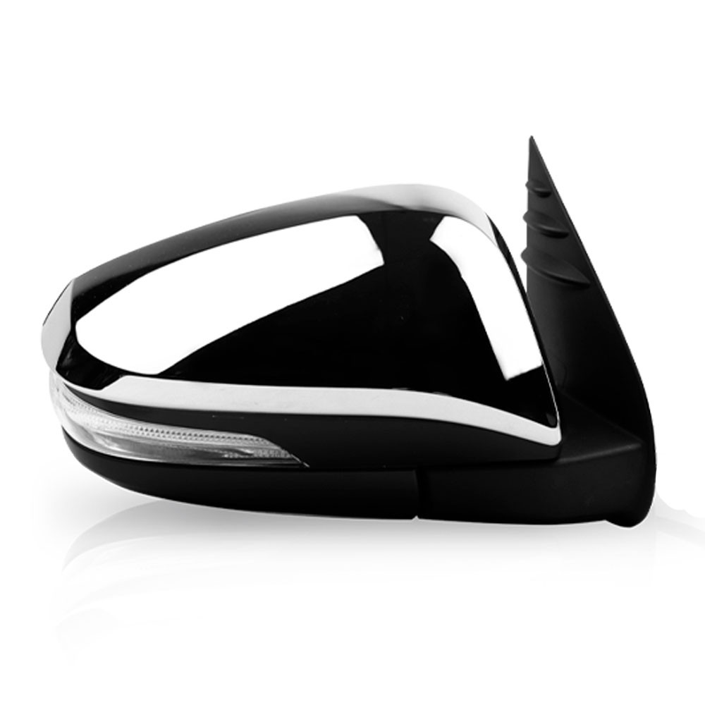 Detalhes do Par Retrovisor Hilux 2016 2017 2018 2019 2020 2021 2022 2023 Elétrico Com Pisca Cromado