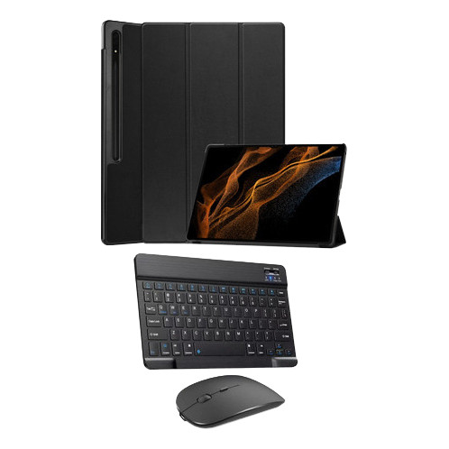 Capa Com Teclado+ Mouse P Tablet Sm Galaxy Tab S9 Ultra 14.6
