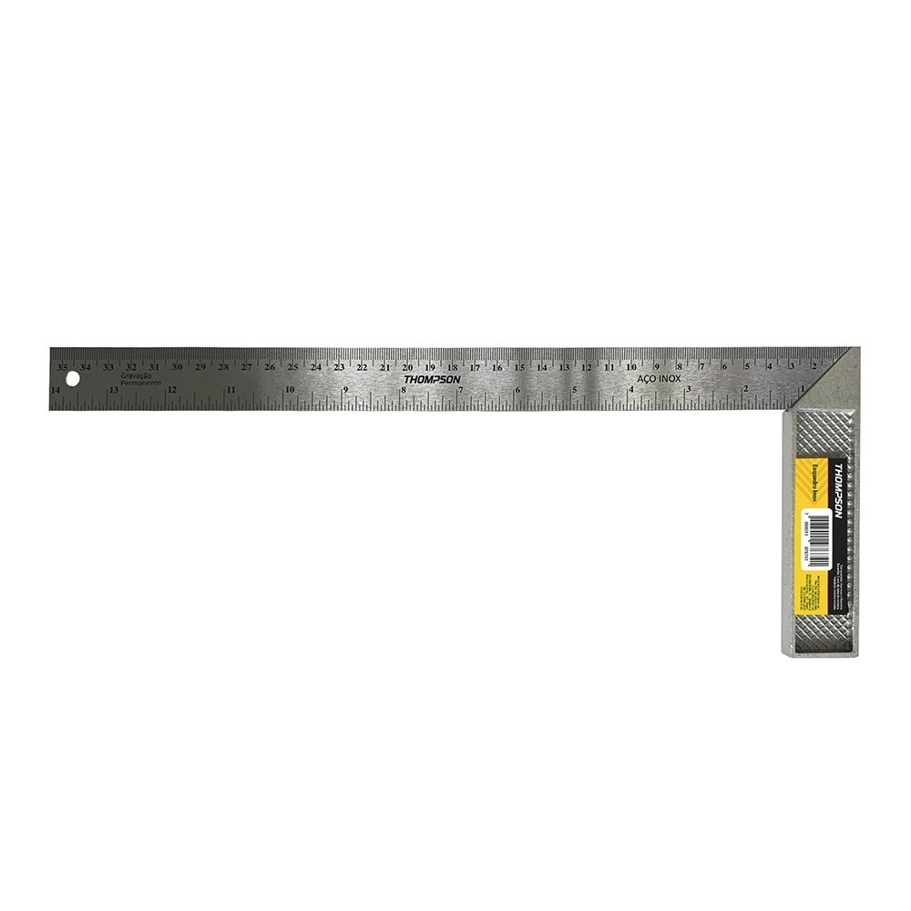 Esquadro Thompson Premium Cabo Metálico 14P 35cm em Oferta na Shopee