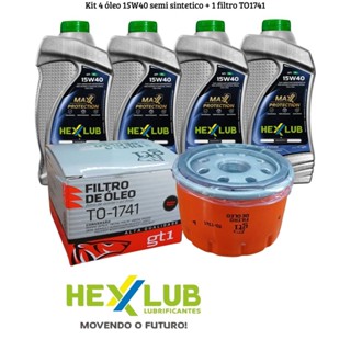 KIT 4 OLEO  15W40 + FILTRO DE OLEO TO1741 em Oferta na Shopee