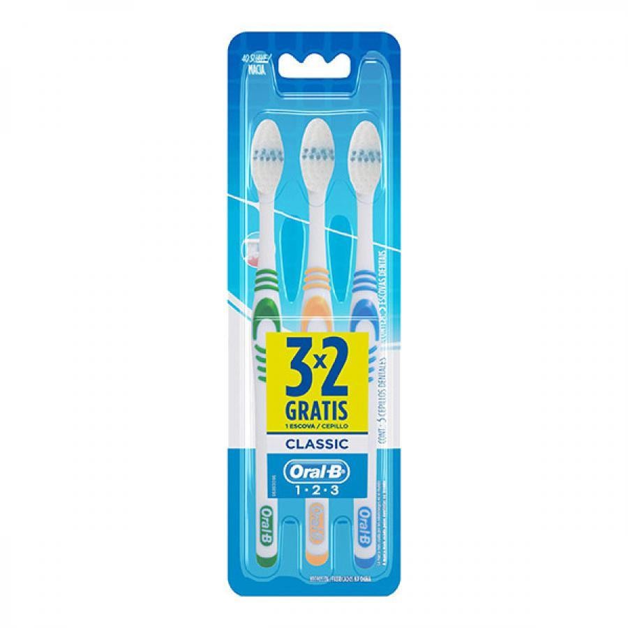 ESCOVA DENTAL ORAL-B 1.2.3 CLASSIC LEVE 3 PAGUE 2