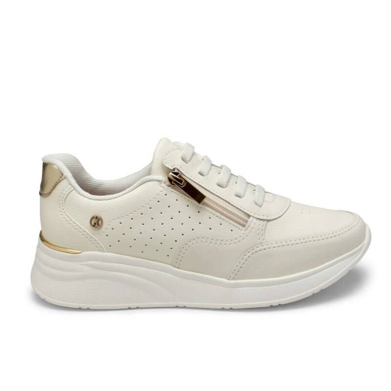 Tênis Kolosh Casual - Feminino - Creamchampagne em Oferta na Shopee