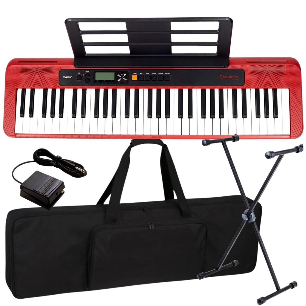 Kit Teclado Musical Estudante Casio Ct-S200 + Suporte Capa Pedal