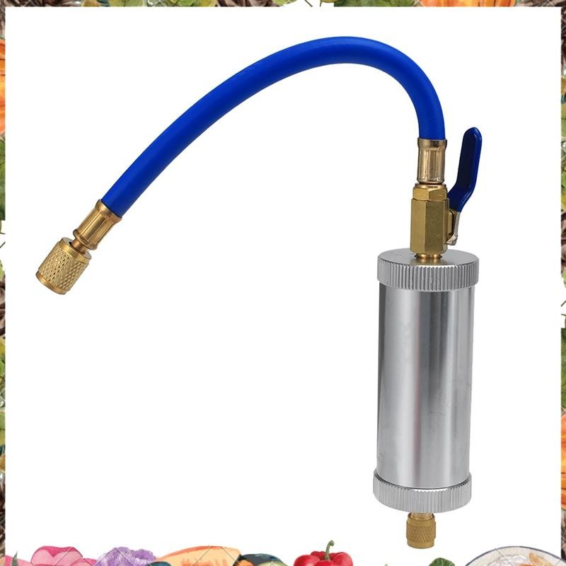 Injetor De Tintura Ar Condicionado Injeção De Óleo Do Carro R12 R134A R22 2 Onças Tubo De Enchimento Líquido Puro