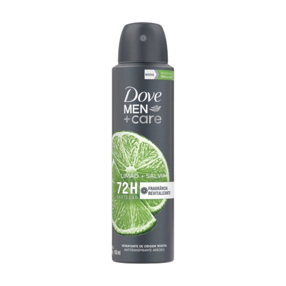 Desodorante Aerossol Dove Masculino Limão e Savia 89g em Oferta na Shopee