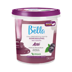 Cera Depilatória Depil Bella Morna Hidrossolúvel Açaí 1300g