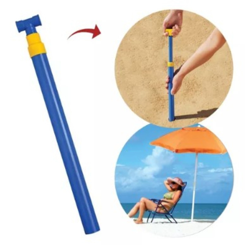 Furador De Pressao Saca Areia Guarda-sol Praia Sugador Areia em Oferta na Shopee