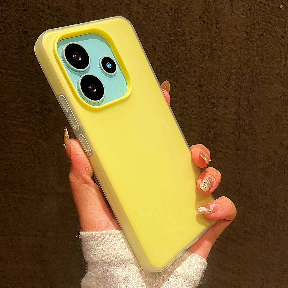 Capa De Telefone De Silicone Fosco Doce Para Xiaomi Redmi Note 14 13 12 11 10 Pro Plus 5G 12S 14C 13C 4G À Prova De Choq em Oferta na Shopee