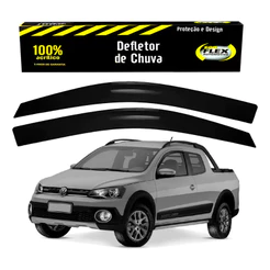 Jogo Calha Defletor Chuva Saveiro Cross G6 1.6 2013 A 2016