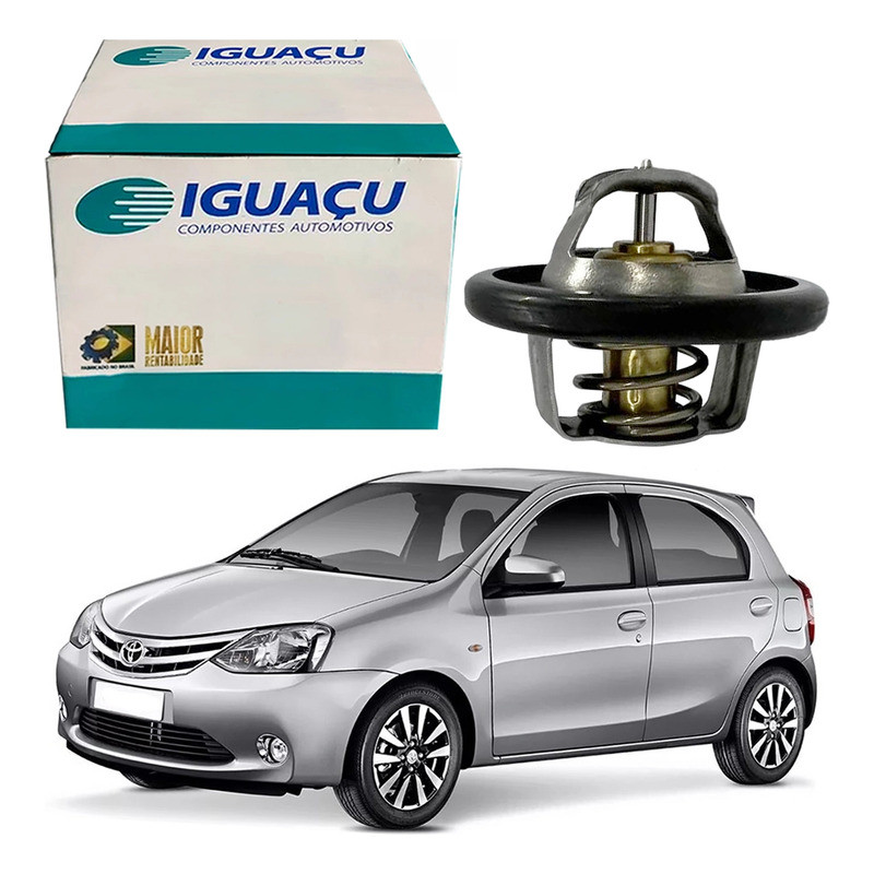 Valvula Termostatica Iguaçu Etios 1.3 1.5 2012 A 2015 em Oferta na Shopee