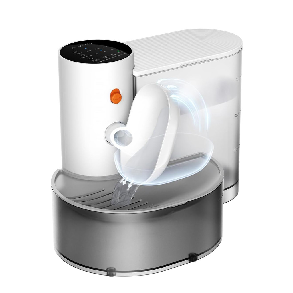 Newpet Fonte de Água Bebedouro Sem Fio Com Separação automática de esgoto circulante 3L