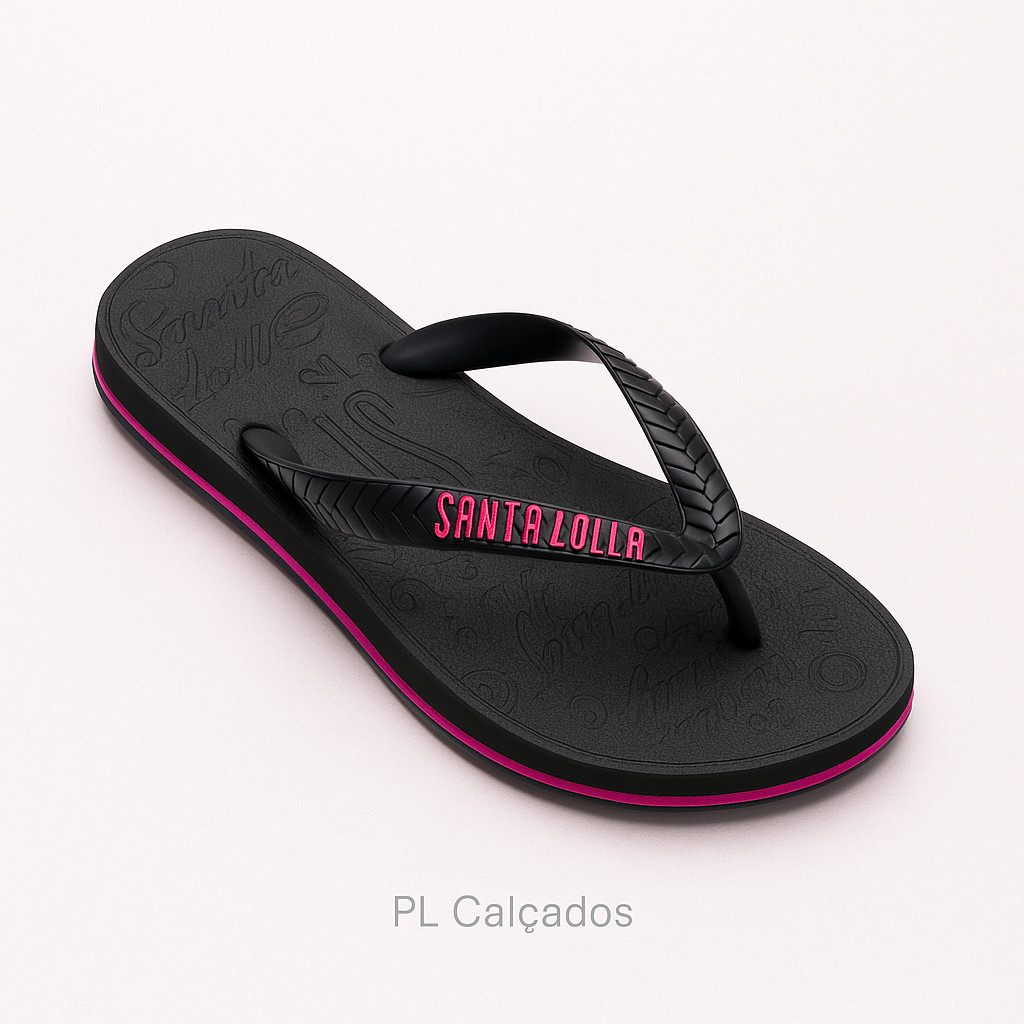 Chinelo Feminino Santa Lolla Confort Original Leve Anatômico e Antiderrapante Estiloso em Oferta na Shopee