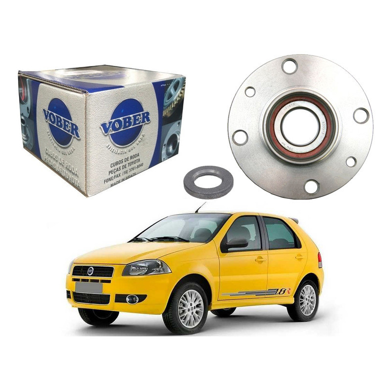 Cubo Roda Traseiro Palio 1.8 R 2007 A 2010