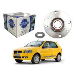 Cubo Roda Traseiro Palio 1.8 R 2007 A 2010