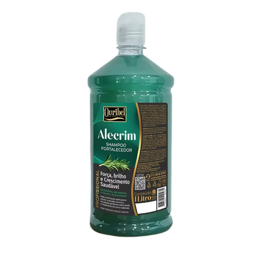 Shampoo Alecrim Fortalecedor Ouribel 1l
