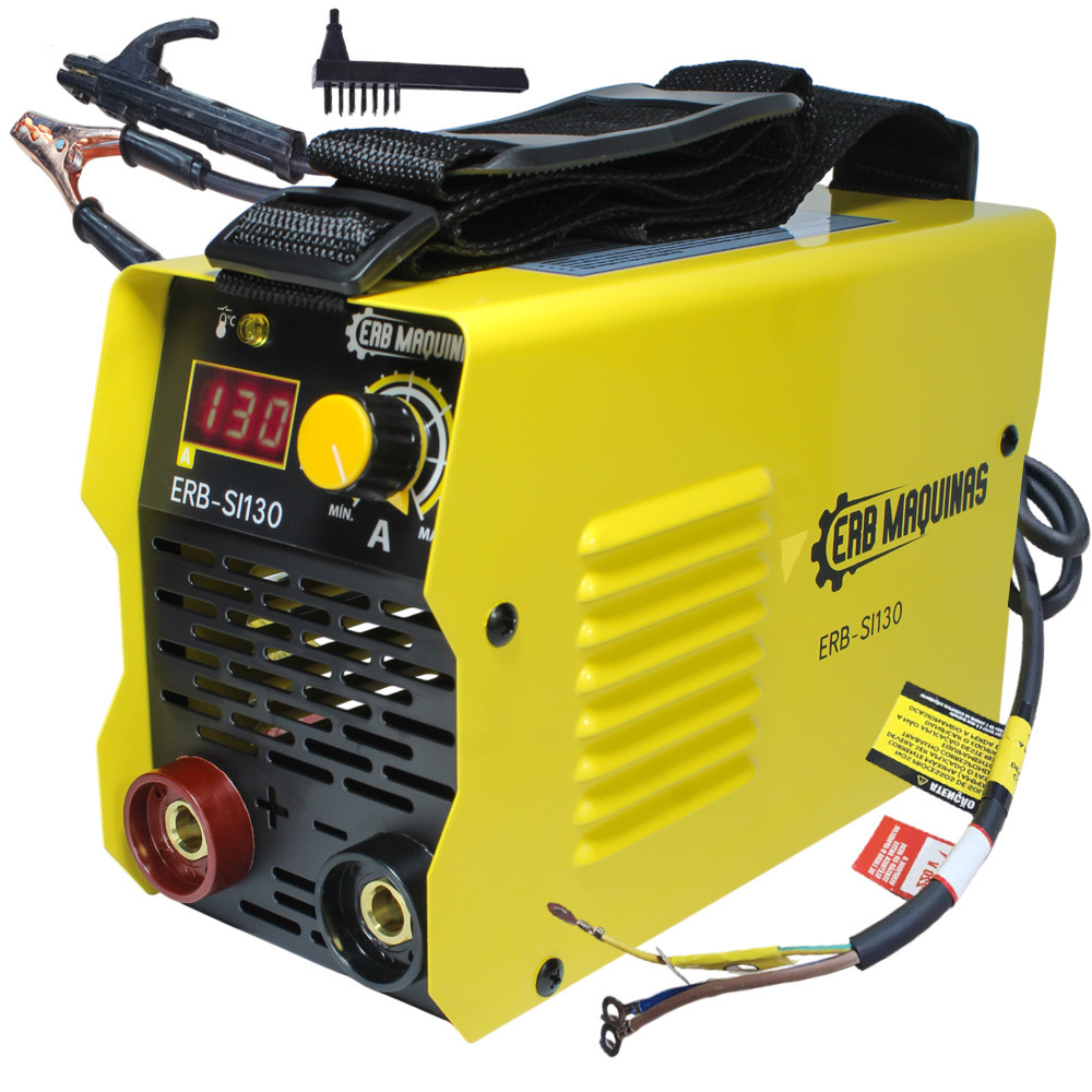 Aparelho Maquina Inversor Solda 130a Bivolt 127/220v Digital
