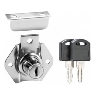 Fechadura 22mm Para Gaveta Móveis Armário E Batente em Oferta na Shopee