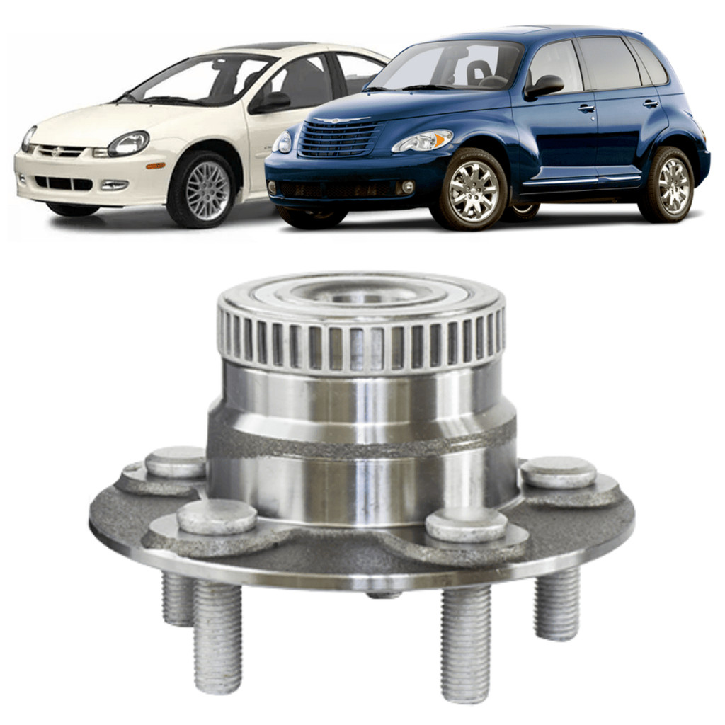 Cubo de Roda Traseira Chrysler Neon 2.0 16V 94>01 PT Cruiser 2.0/2.4 16V 00>10 Ambas c/ABS (Freio a disco / 5 Furos)