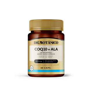 COQ10 + ALA (UBIQUINONA + ÁCIDO ALFA LIPÓICO) 800MG 60CAPS DR. BOTÂNICO em Oferta na Shopee