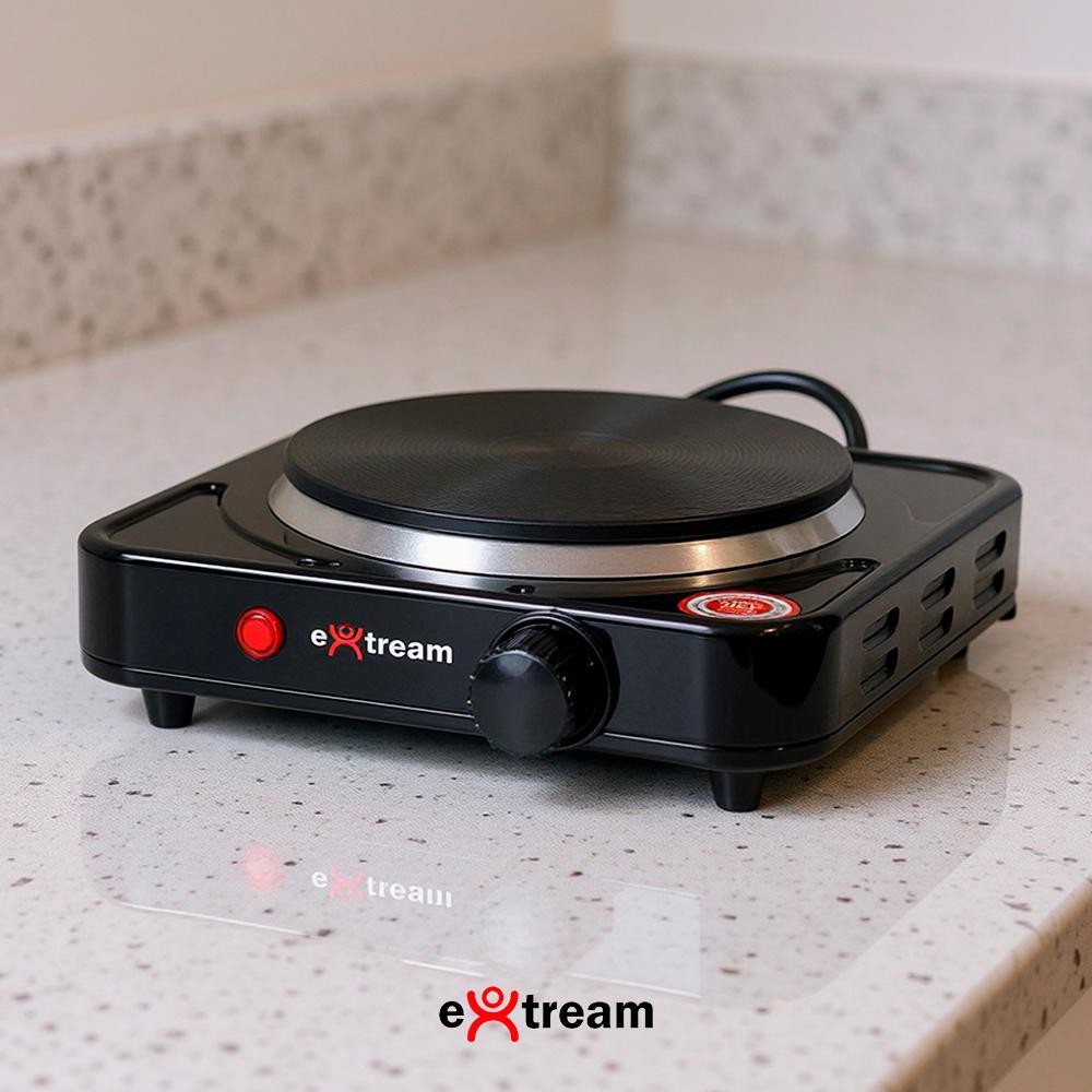 Fogão Elétrico Portátil Cooktop 1 Boca 1000W Extream — imagem 2 de 2