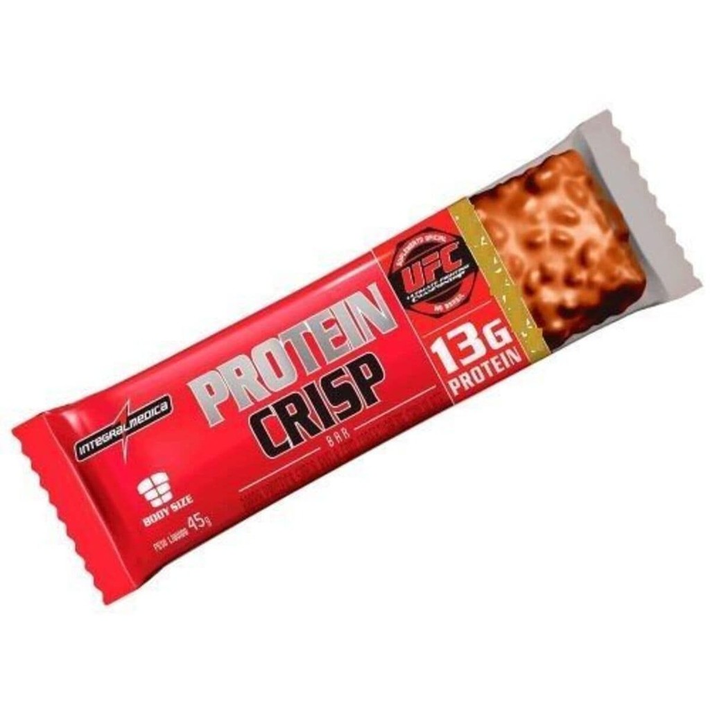 Protein Crisp Bar - 1 Barra 45g Peanut Butter- IntegralMédica