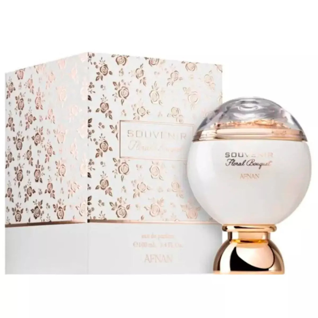 Perfume Árabe Souvenir floral Bouquet Afnan 100ml Eau de Parfum Feminino