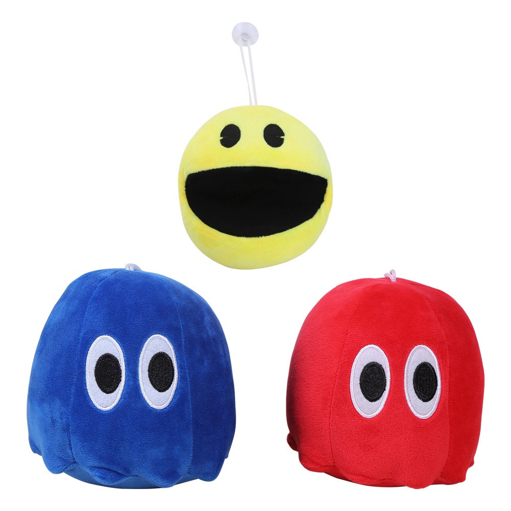 15cm Bandai Namco Midway Jogos Pac-Man Chaveiro Pingente Kawaii Brinquedos De Pelúcia Boneca Macia Recheada Presentes De