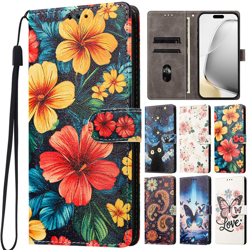 Capa De Telefone Flor 3D Para Coque Samsung Galaxy A01 A02S A03S A03 Core A04 A04S 4G A04E M02 M04 F04 Capas De Coldre D