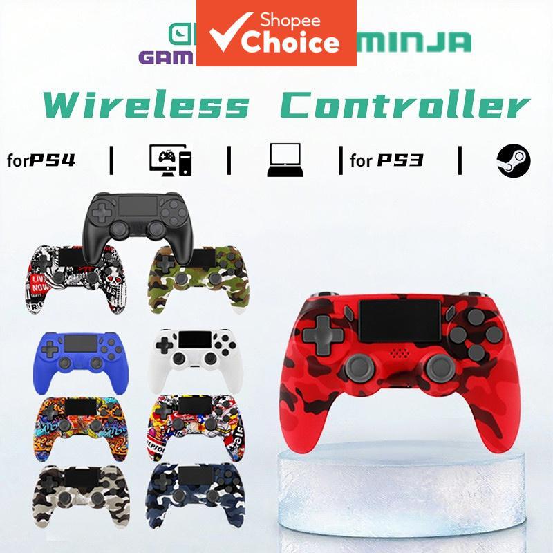 GAMINJA P47 Controle para videogame, compatível com seis eixos de giroscópio, vibração dupla, conexão estável,