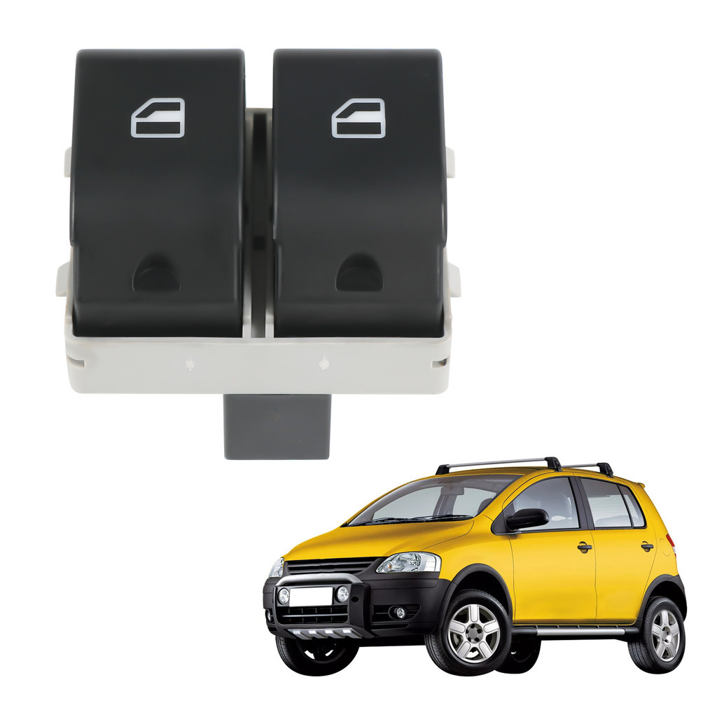 Botão Duplo Vidro Elétrico Gol G5 G6 G7 Fox Voyage Saveiro