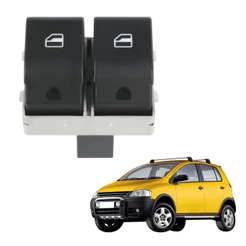 Botão Duplo Vidro Elétrico Gol G5 G6 G7 Fox Voyage Saveiro