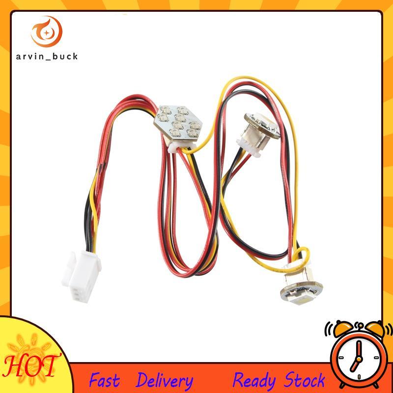 RGBW Mini Botão Led PCB Para 2.4 Tridentes Stealth Burner Extrusora Light